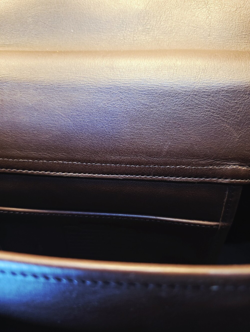 Vintage Coach Briefcase (Devil Wears Prada 2) Metropolitan Style #5180 Mahogany - Picture 8 of 12